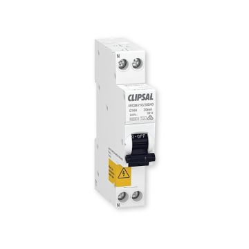 20A 4.5kA 240V Clipsal RCD/MCB 1P+N 30mA Circuit Protecter