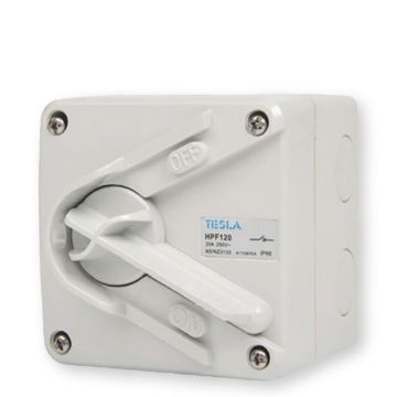 20A W/P Tesla Switch Single Pole Isolator