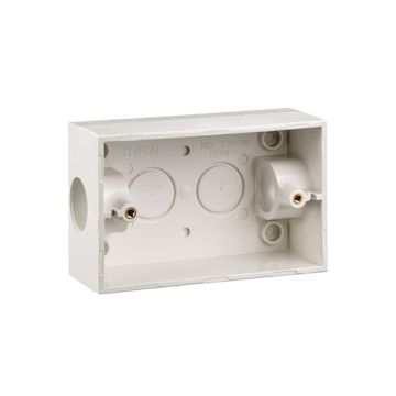 Clipsal 2 Entry 25mm W Mounting Box