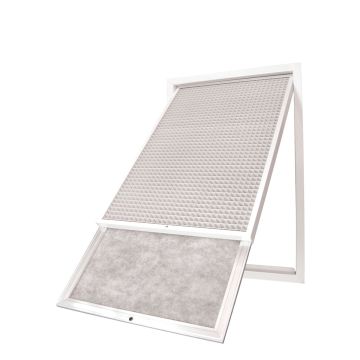 Egg Crate Hinged Filter Grille 1200 x 400mm Neck / 1247 x 447mm Face