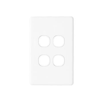 Clipsal Grid Plate 4 Gang Standard Cover