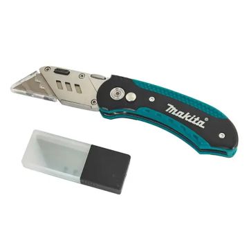 Makita Utility Knife with 10 Piece Blade Set
