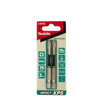 Makita XPS Ph2 x 75mm Insert Bit 2 Pack