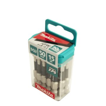 Makita XPS Sq2 x 50mm Insert Bit 15 Pack