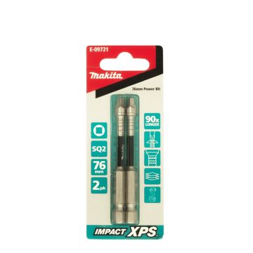 Makita XPS Sq2 x 75mm Insert Bit 2 Pack