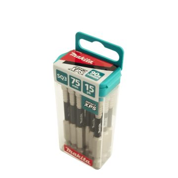 Makita XPS Sq3 x 75mm Insert Bit 15 Pack