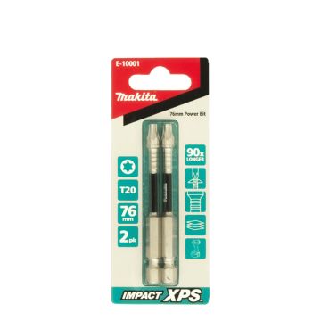 Makita XPS T20 x 75mm Insert Bit 2 Pack