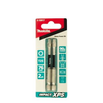 Makita XPS T25 x 75mm Insert Bit 2 Pack