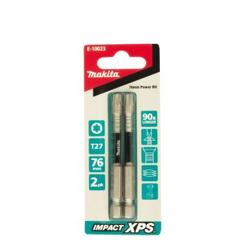 Makita XPS T27 x 75mm Insert Bit 2 Pack