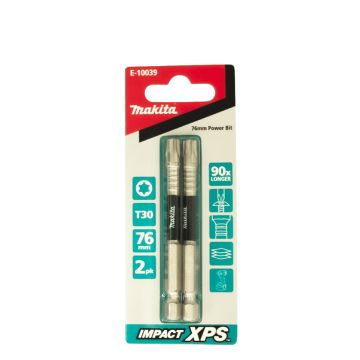 Makita XPS T30 x 75mm Insert Bit 2 Pack