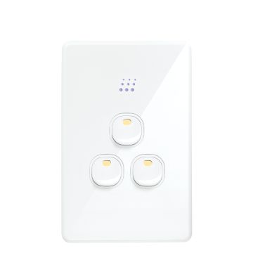 Powermesh 5A 240V 3 Button Multipurpose Switch