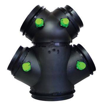 Quick Fix 4 Way BTO (Branch Take Off) 350mm Inlet