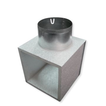 Uni Boot Box Insulated 300 x 300mm / 300mm Spigot