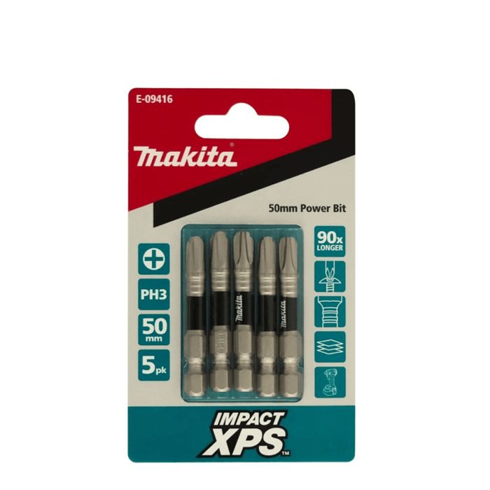 Makita XPS Ph3 x 50mm Insert Bit 5 Pack main product photo
