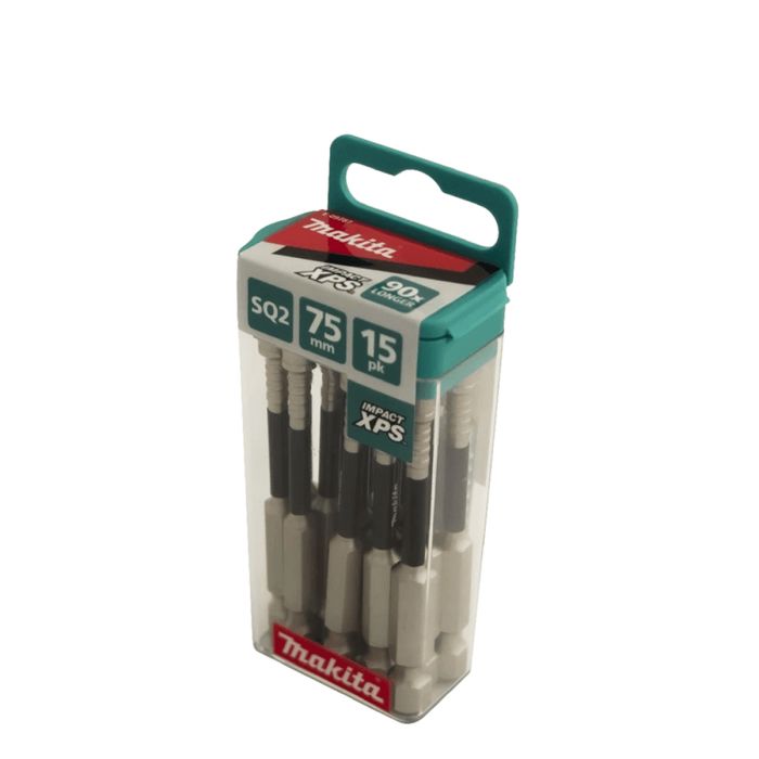 Makita XPS Sq2 x 75mm Insert Bit 15 Pack main product photo