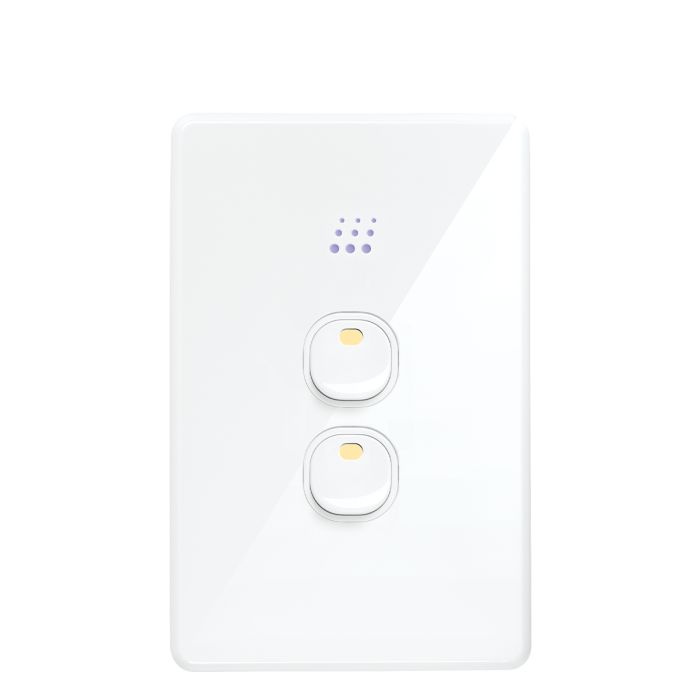 Powermesh 5A 240V 2 Button Multipurpose Switch main product photo