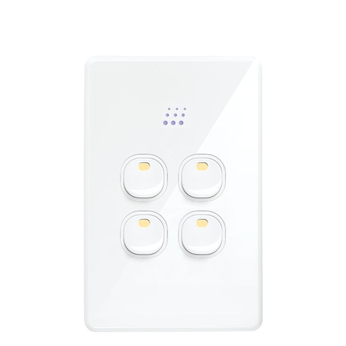 Powermesh 5A 240V 4 Button Multipurpose Switch main product photo