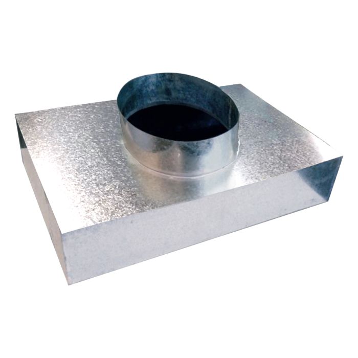 Return Air Box 400 x 400 x 150mm, Single Spigot main product photo