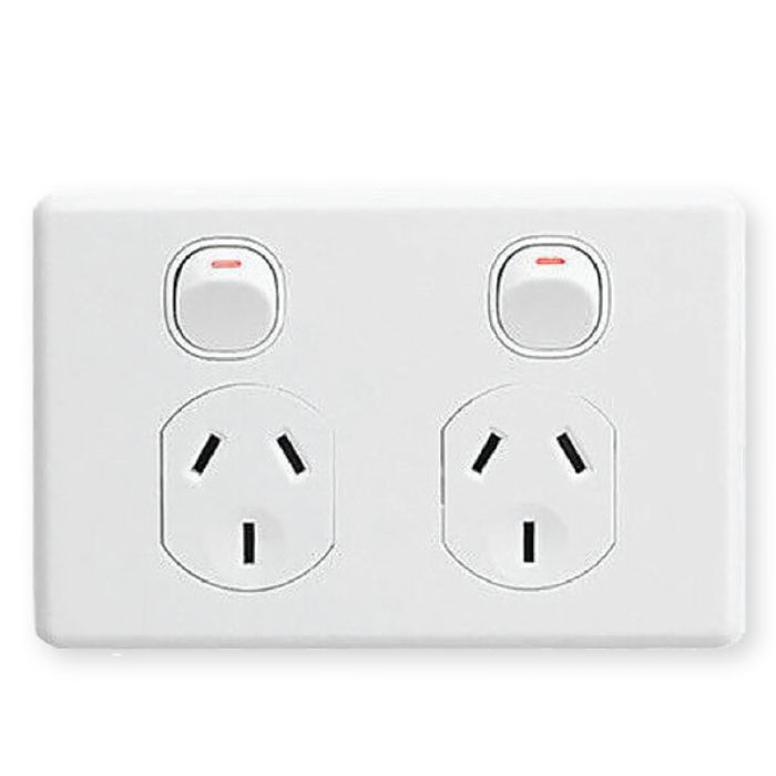 Clipsal Twin GPO Socket Classic main product photo