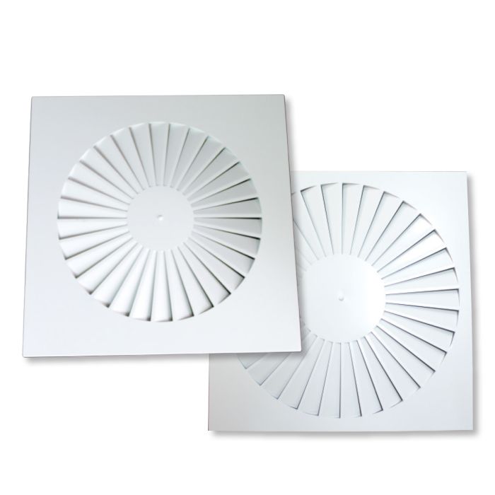 Square Swirl Diffuser PSC-R 600mm Face / 535mm Neck main product photo
